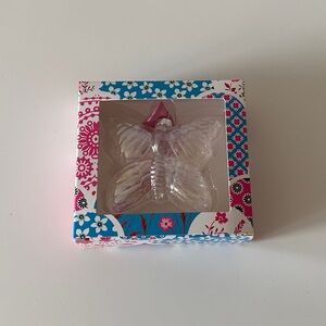 Taylor Swift Lover Glass Butterfly Ornament